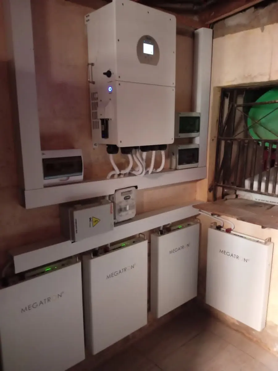 Electrical wiring in a new house under construction in South Africa